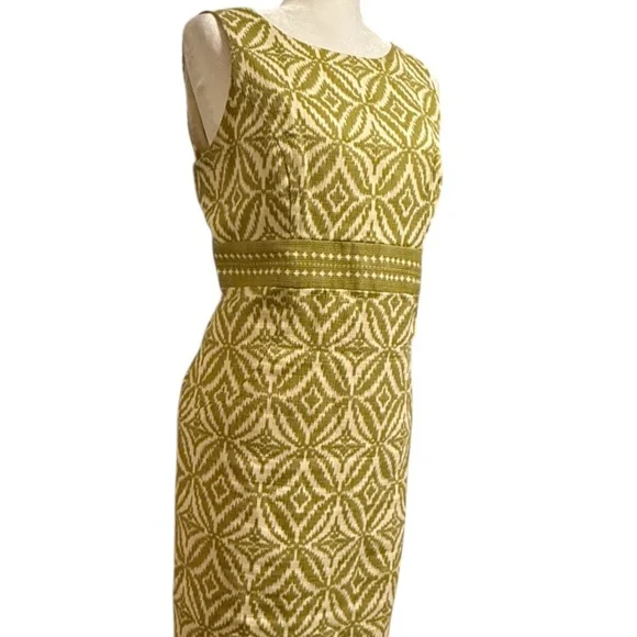 Jones New York Olive Patterned Dress - Picture 3 of 4